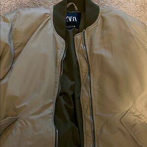Zara oversized bomber XS
